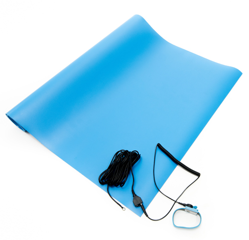 esd vinyl mat kit blue